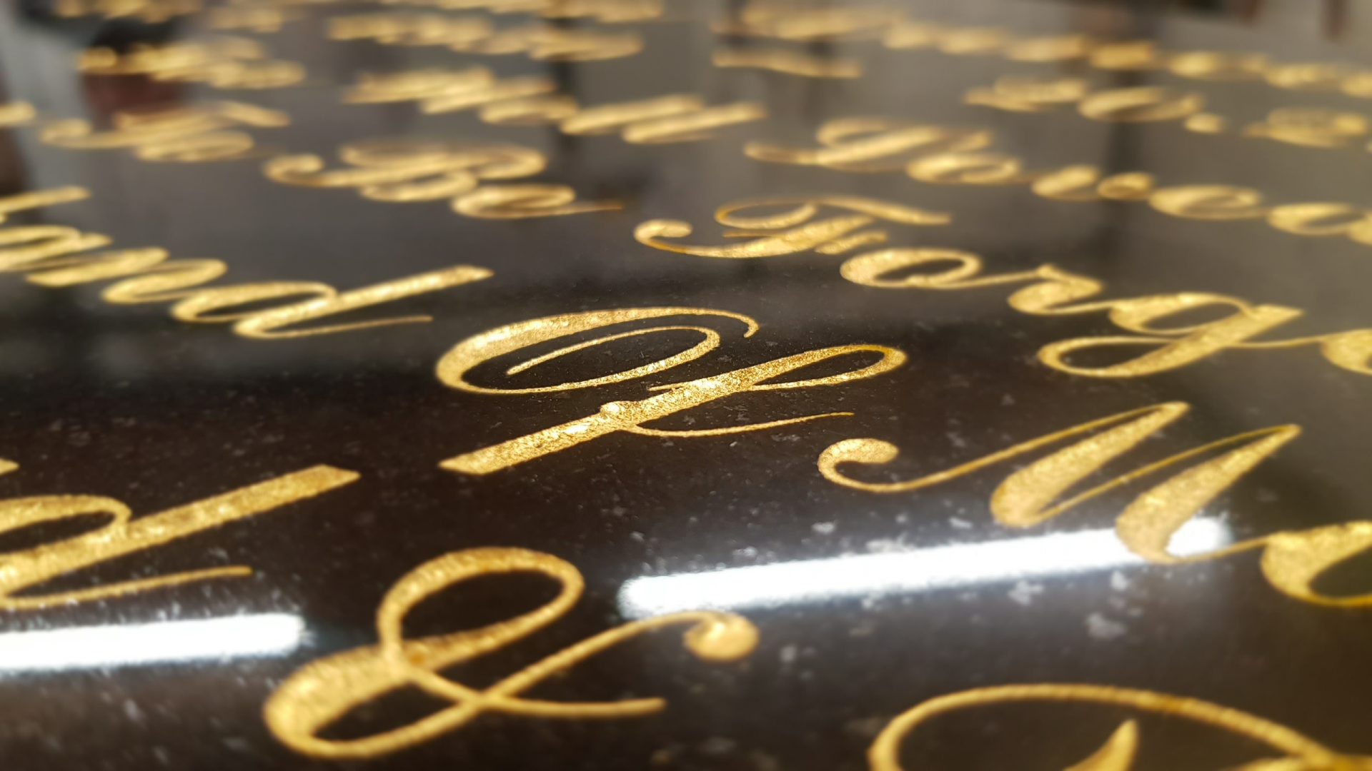 Gold Lettering Gold Lettering
